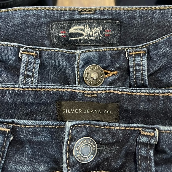 Silver Jeans, 2 pair of jeans, size 28/31, Suki Slim Boot & Avery Slim Boot - Picture 4 of 10